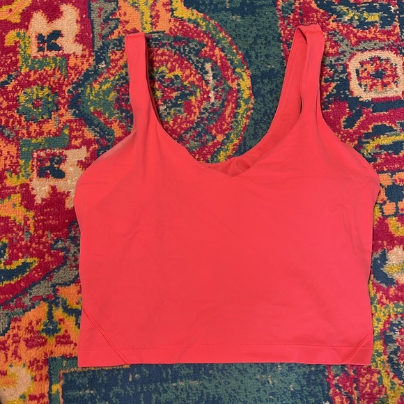 Lululemon Align tank top size 8 coral pink - Picture 2 of 8